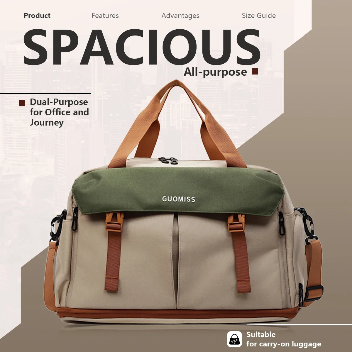 sac de fitness pour hommes, sac à bandoulière de séparation humide et sec, sac de voyage multifonctionnel à bandoulière, sac de natation d'entraînement pour femmes, grande capacité