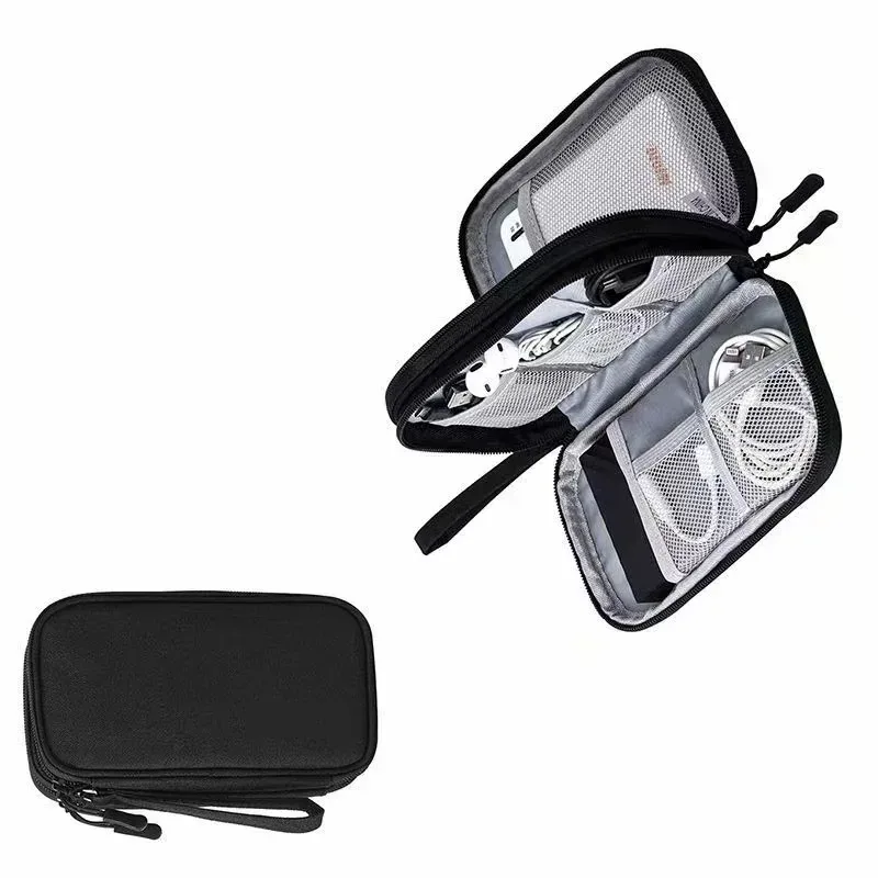 sac de rangement pour câbles de données, étui de transport portable étanche, sac de rangement pour voyage, organiseur pour câbles, cordons et chargeurs usb