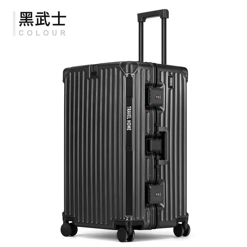 colenara valise de haute qualité cadre en aluminium grande capacité boîtier de chariot chariot sac de voyage 24 "26" 28 "30 pouces bagages roulants