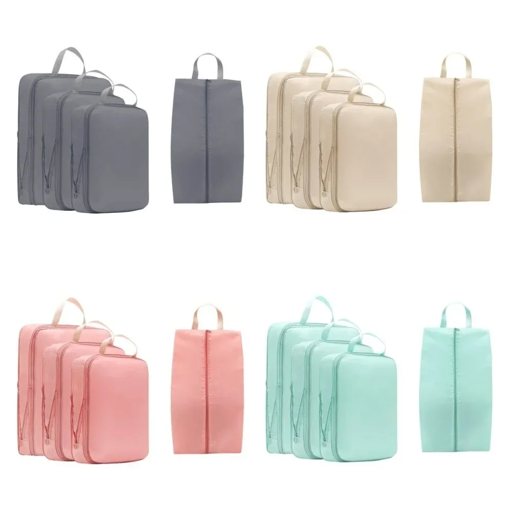 lot de 4 sacs de rangement multifonctionnels grande capacité pour compartiment à bagages, sacs de voyage légers