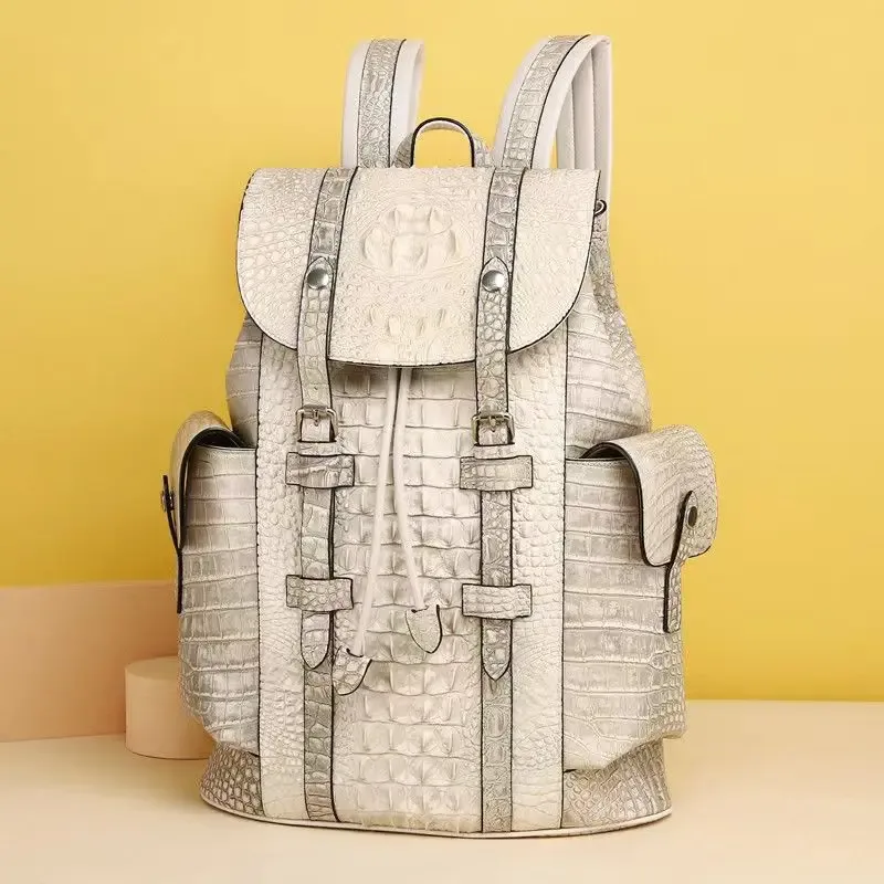 sac à dos en cuir véritable naturel, nouvelle collection 2026, pdd004