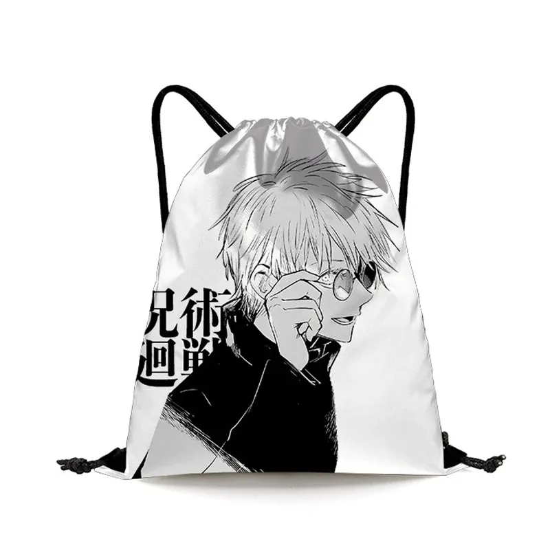 anime card captor sakura sling shopping bags, proximité wstring, double shoulder backpack