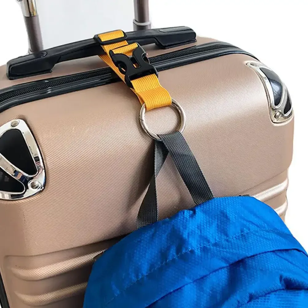 sangle externe pour sac à dos de voyage, sangle portable avec structure de dégagement, sangle de bagage add-a-bag, ceinture, porte-veste