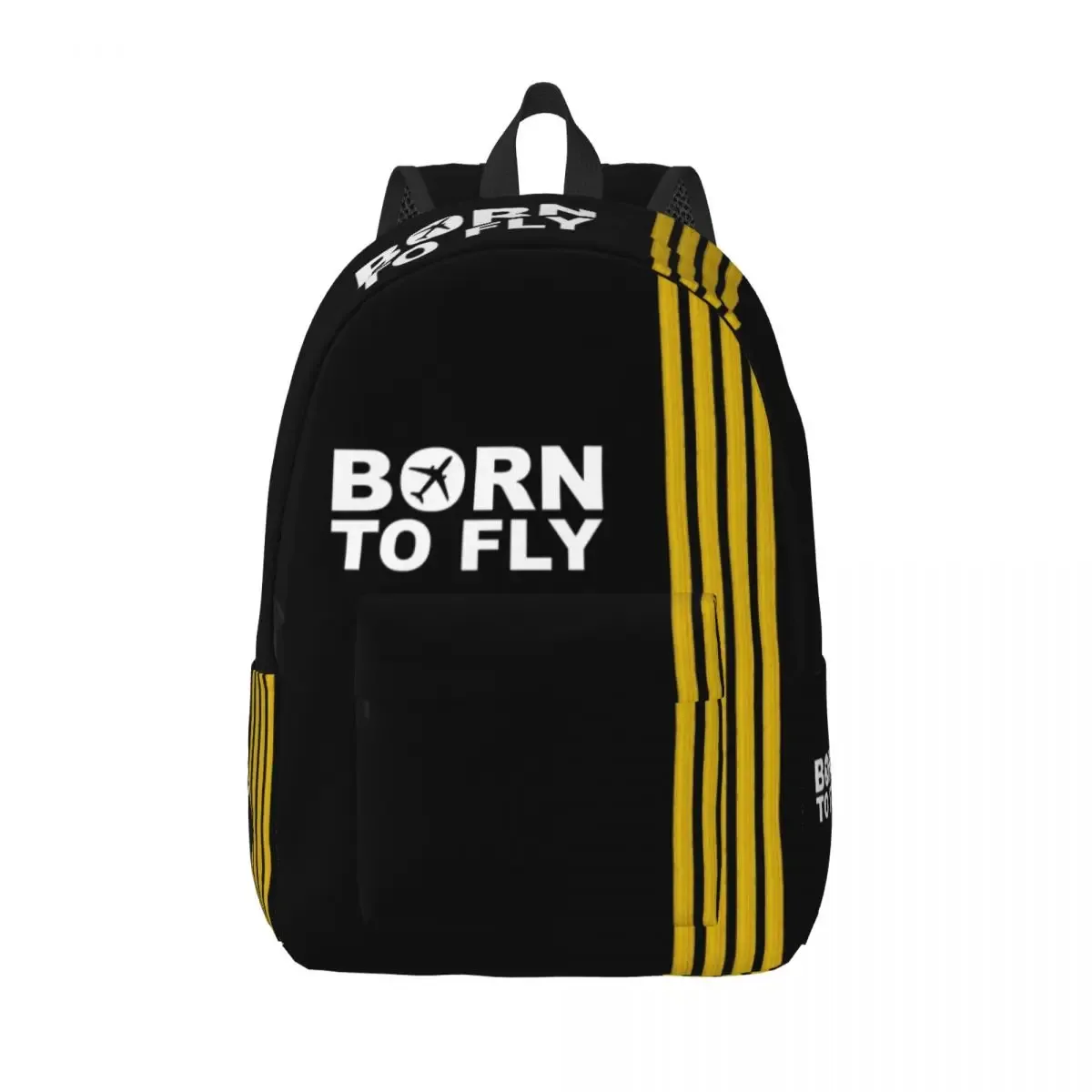 personnalisé pilote capitaine rayures voyage toile sac à dos hommes école ordinateur portable bookbag aviation avion collège étudiant sac à dos sacs