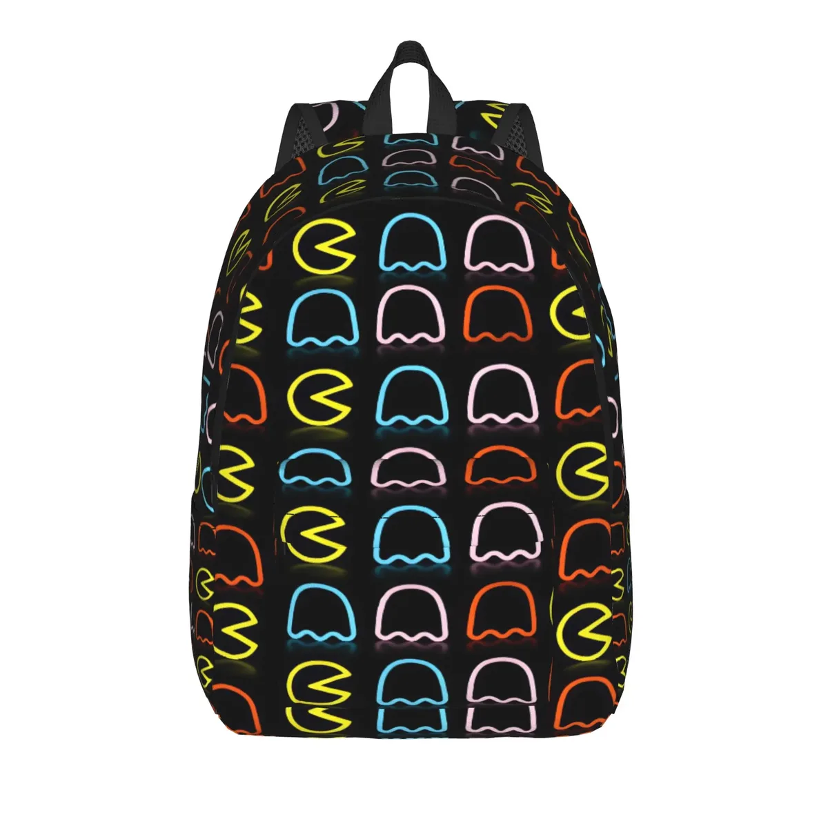 sac à dos pac-man, sacs à dos modernes pour hommes, sacs de voyage à motifs, sacs d'école secondaire, sac à dos de haute qualité