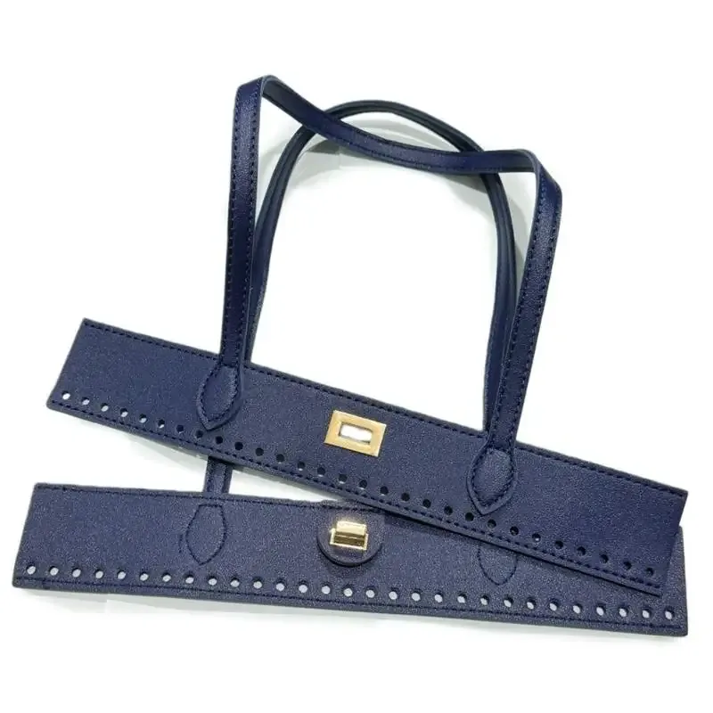 poignée de remplacement en pu tressé pour accessoires de fabrication de sacs à main diy, poignée robuste pour projets de sacs fourre-tout