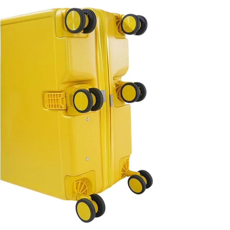 bagage pour enfants mignon, valise de 18 pouces, 20 pouces, imprimé pomme de dessin animé, avec roulettes, coffre de voyage léger avec 360 ° spinner