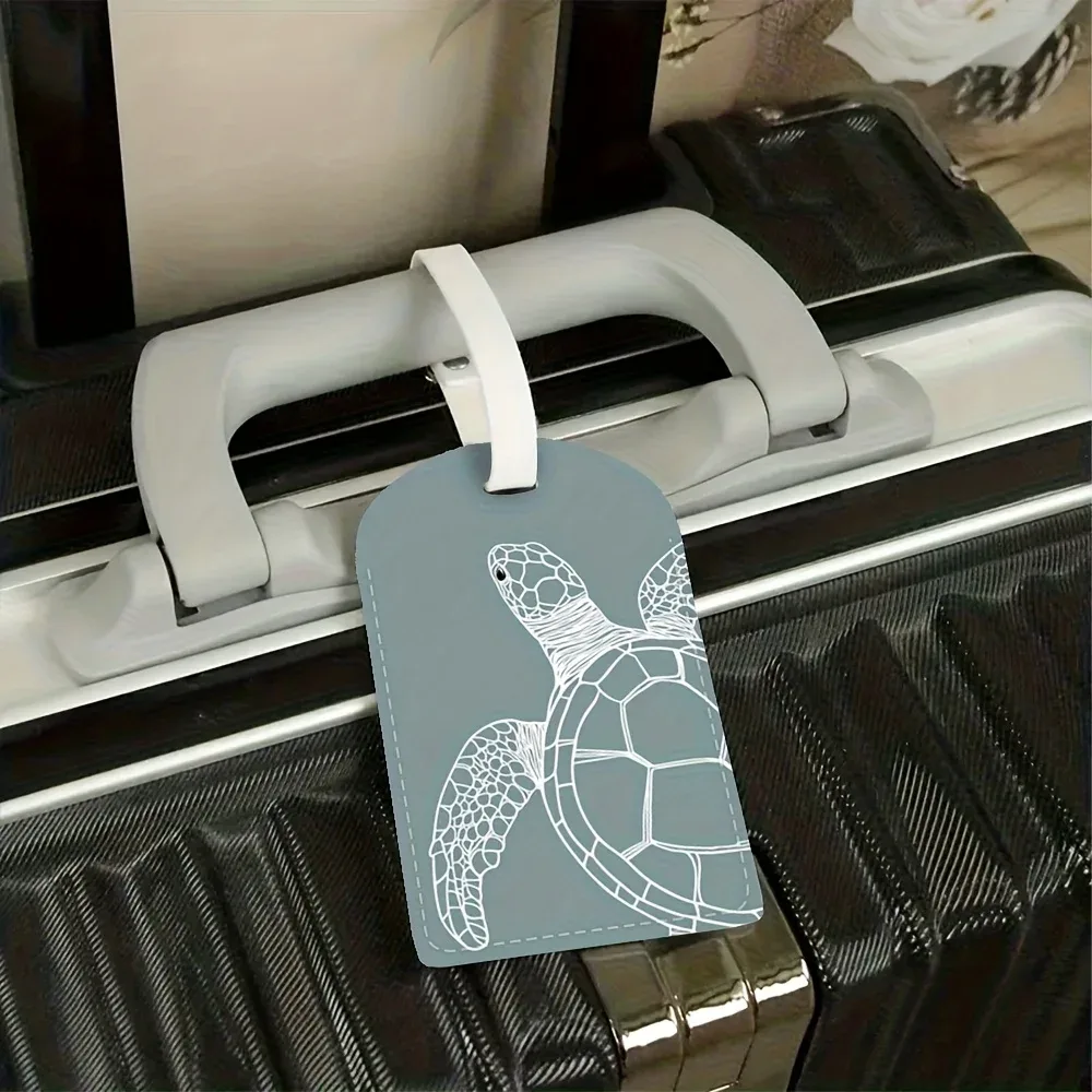 étiquette à bagages en pu, conçue pour être une étiquette d'identification robuste pour vos sacs de voyage, idéale pour une utilisation à l'aéroport, sur les croisières