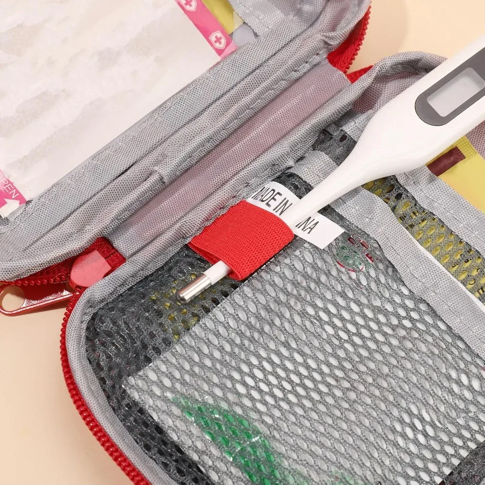 ensemble de 3 trousses de premiers secours imperméables en oxford, pochette à médicaments vide portable pour le camping, la randonnée, les voyages, la survie à domicile