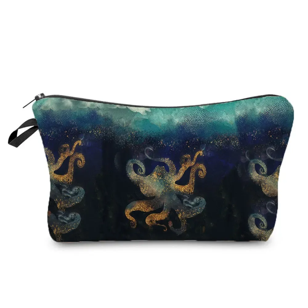 sac de maquillage imprimé grue, sac design japonais ukiyoe pour femmes, sacs à cosmétiques de paysage, étuis à crayons, sac de rangement de haute qualité, offre spéciale
