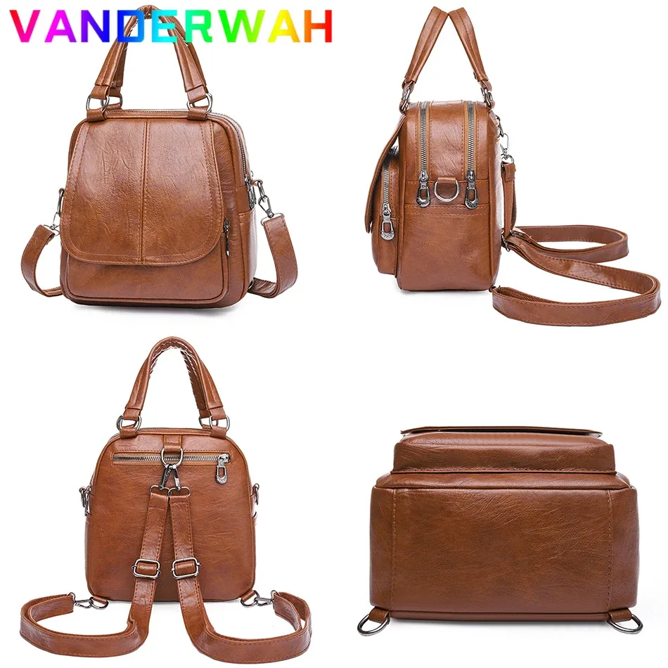 petit sac à dos rétro pour femme, multifonctionnel, grande capacité, initié, sac à bandoulière, sac à dos de voyage féminin, mini sac à main