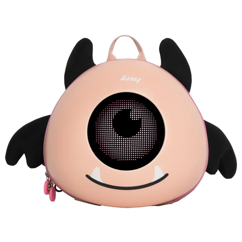sac à dos de voyage à écran led pour fille, coque rigide, yeux brillants, sac à dos intelligent pour femme, opération mobile, sac à dos scolaire