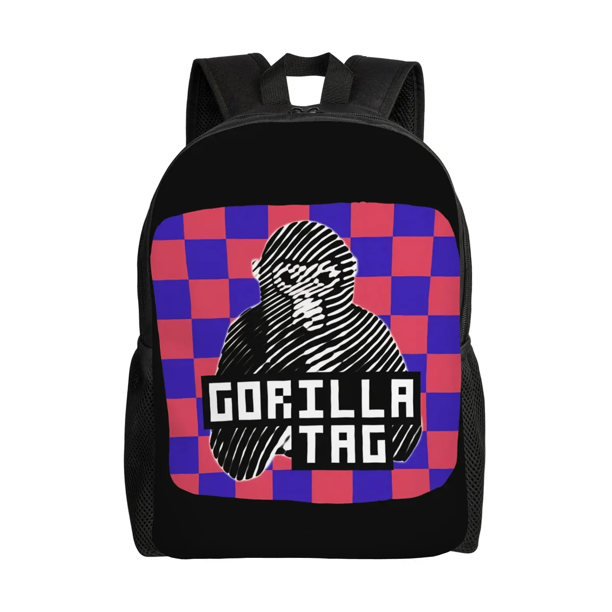sac à dos eat sleep gorilla tag pour hommes et femmes, sac à dos décontracté pour le lycée, le travail, le quotidien, sac à bandoulière pour le collège, sac à bandoulière pour l'extérieur