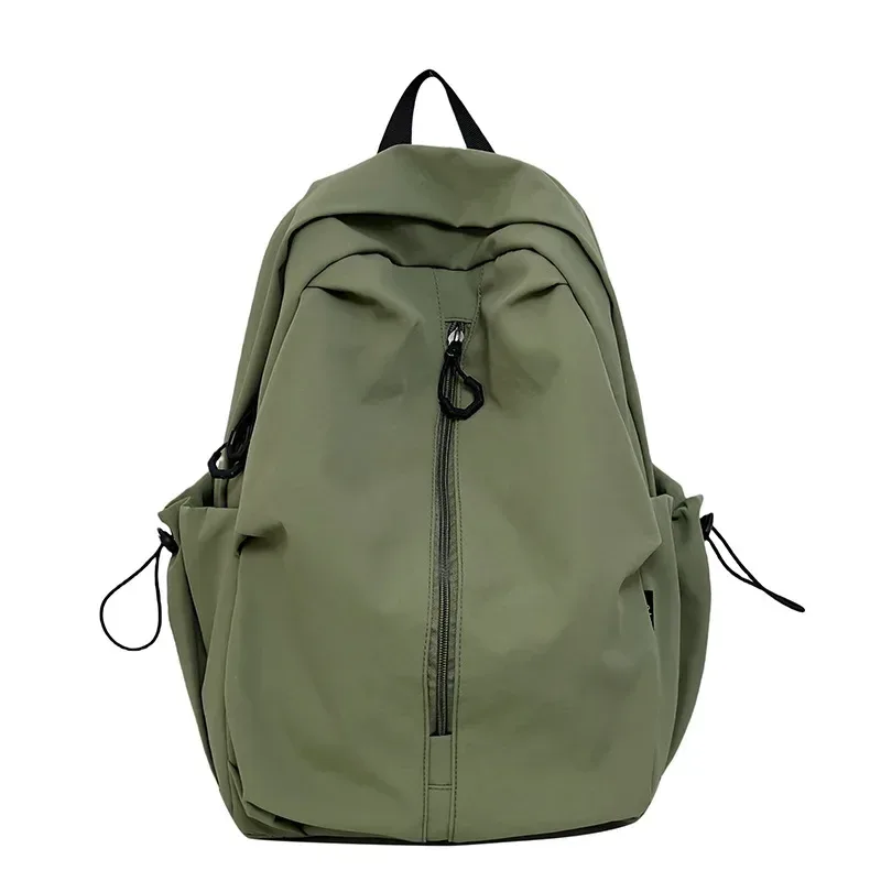 sac à dos d'université étanche en nylon de 15.6 pouces, sac à dos de voyage de grande capacité pour ordinateur portable unisexe, sac d'école de conception simple pour adolescents