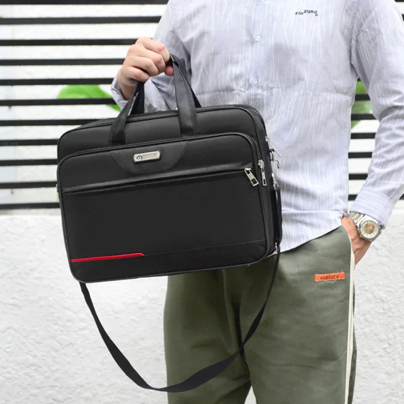 porte-documents de grande capacité, sacs de rangement d'informations pour documents d'affaires, protection pour ordinateur portable de voyage de week-end, organiser les accessoires de sac à main