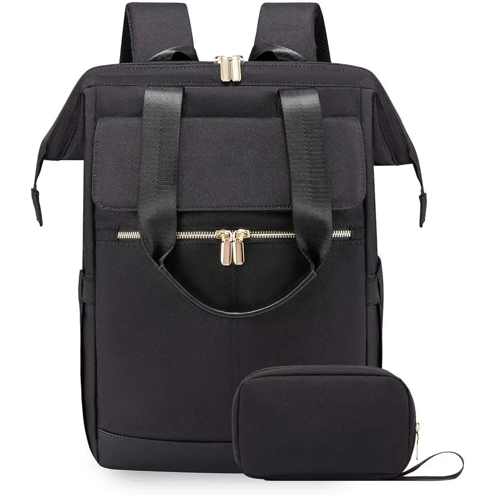 sac à dos pour ordinateur portable de 15,6 pouces pour femmes avec port usb, sacs à bandoulière tendance, sac à main, sac à dos de voyage imperméable avec sac organisateur