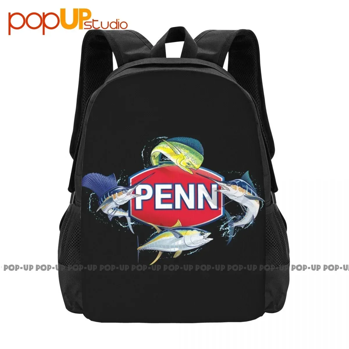 penn outils de pêche ligne moulinets tiges sac à dos grande capacité école art impression 3d sacs d'impression pour voyage