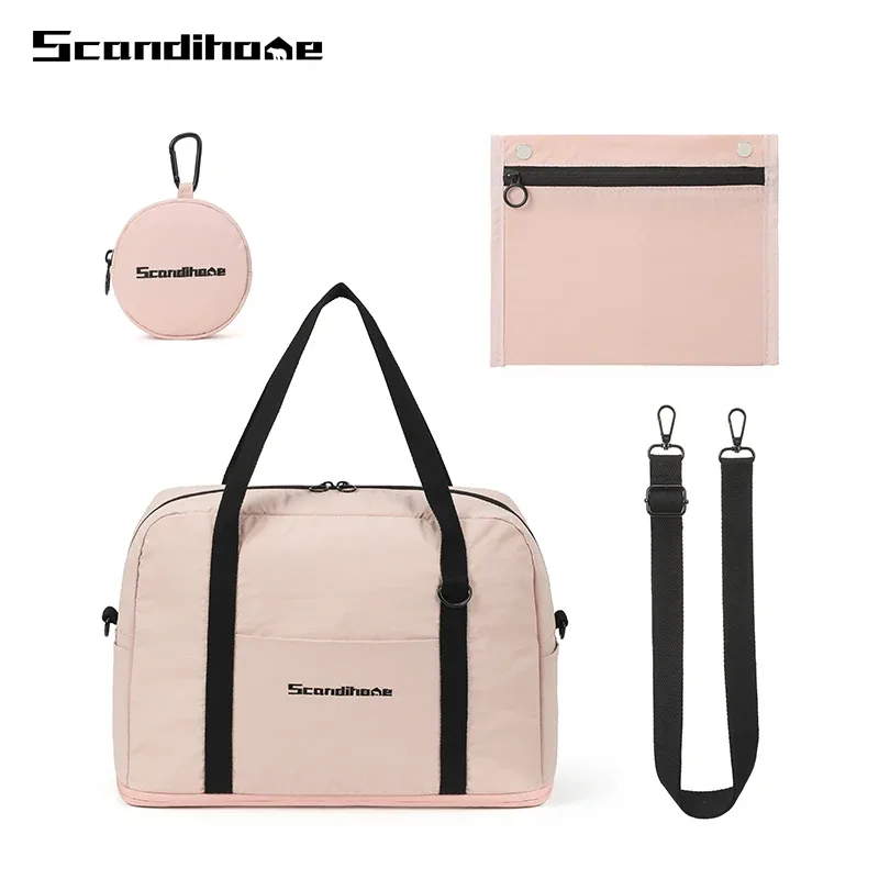 sac de voyage de grande capacité, pliable et extensible, avec poignée pour bagage, sac à main pour les voyages courts