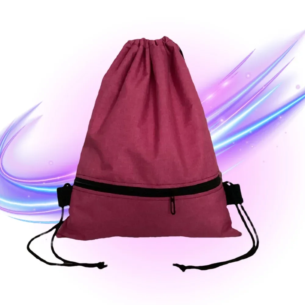 sac à dos pliable à cordon de serrage, sac à dos de sport léger, simple et à la mode, unisexe