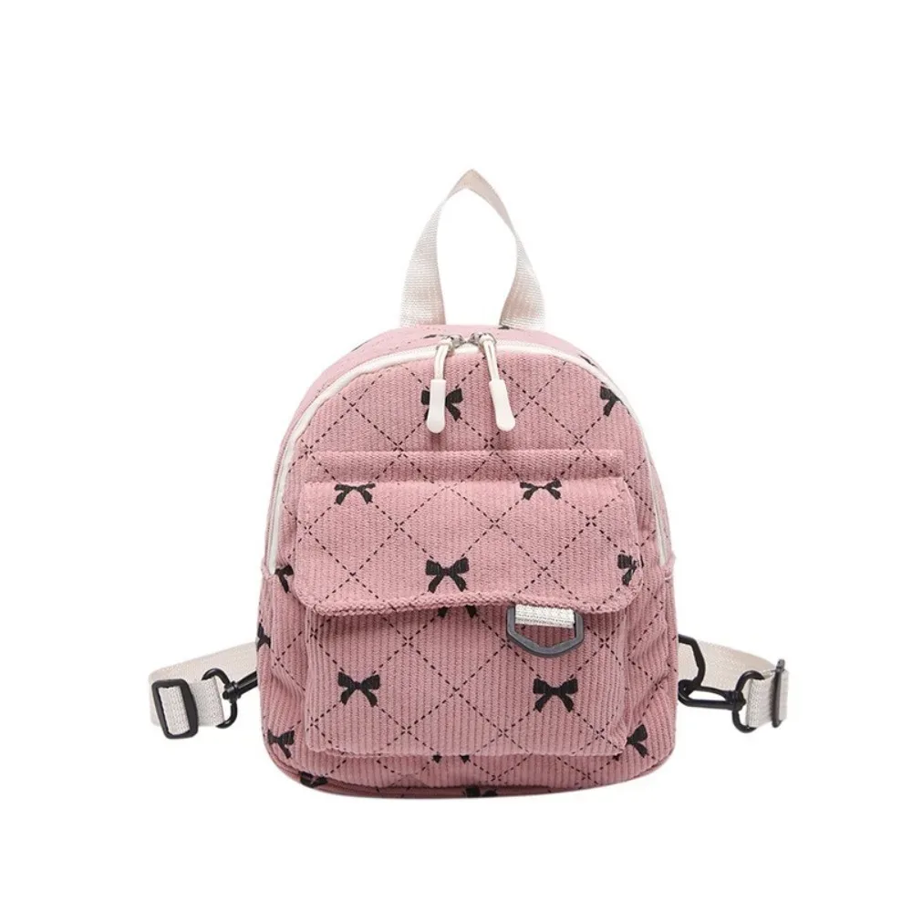 mini sac à dos doux fille nœud papillon imprimé sac à bandoulière voyage sac de rangement cosmétique version coréenne ins bookbags sac à dos décontracté