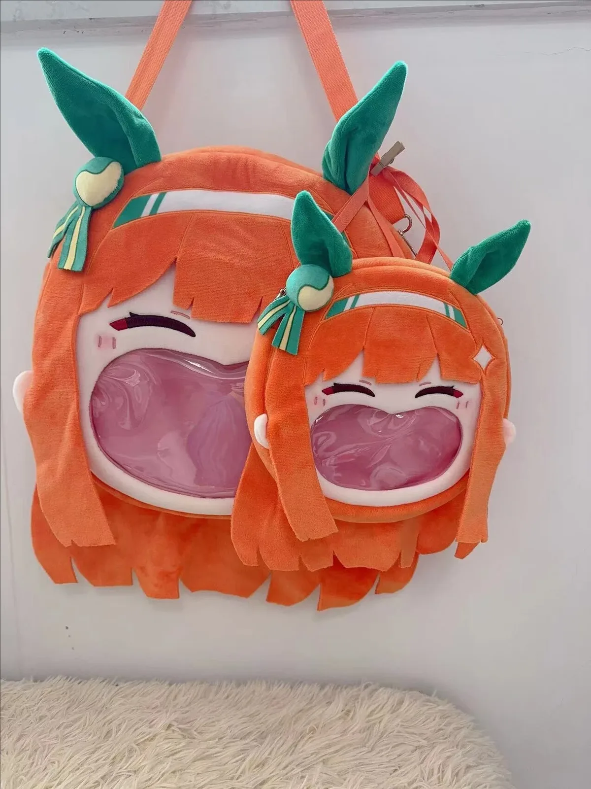 itabag uma musume joli derby silence suzuka sac à dos sac en peluche unisexe sac à bandoulière cosplay étudiant sac à dos sac cadeau d'anniversaire