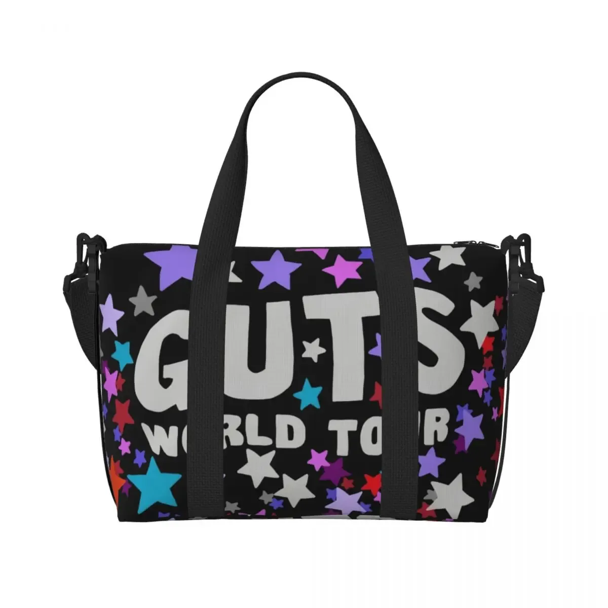 sac fourre-tout personnalisé olivia guts world tour pour femme, grande capacité, chanteuse américaine, auteurs-composeurs, salle de sport, plage, sacs de voyage, 2024
