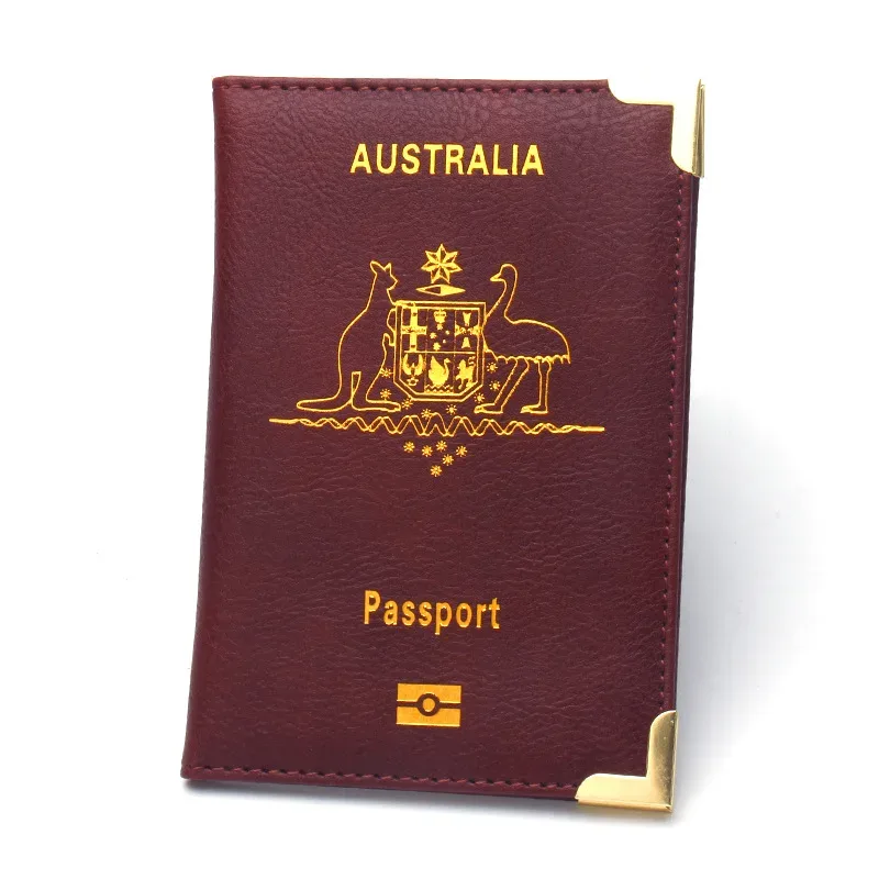 passeport de voyage australien mignon pour filles, étui de passeport familial, couvertures