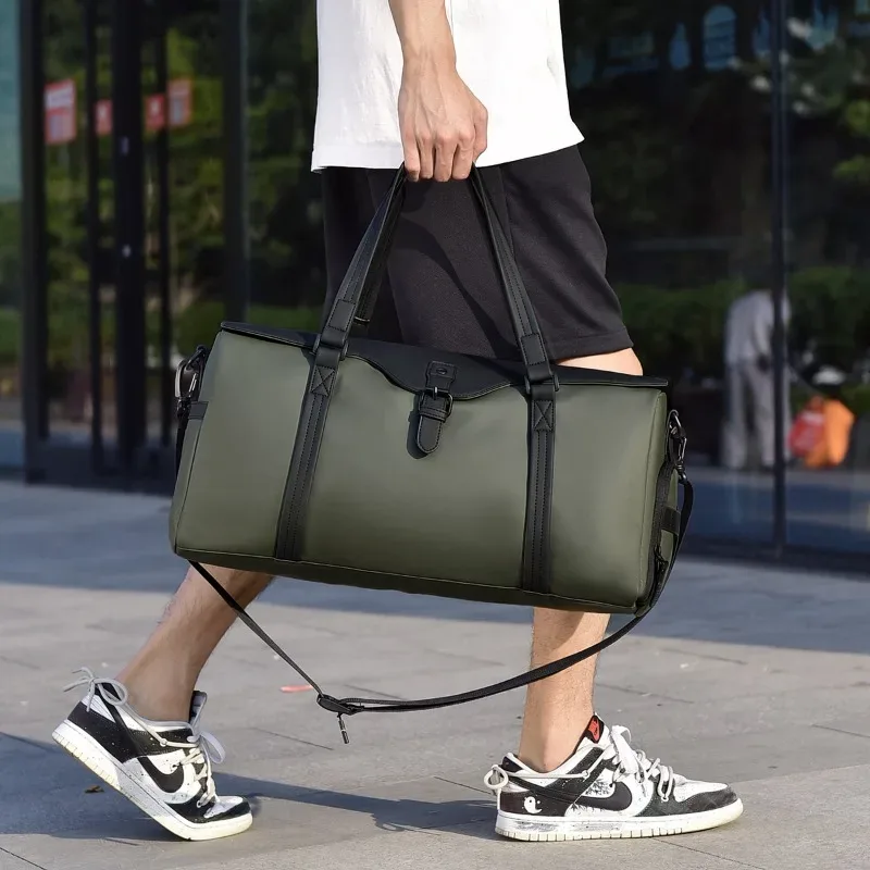 sacs de voyage décontractés pour hommes, sac bandoulière, grande capacité, sacs à main pour bagages, sacs à main pour voyages d'affaires, sacs de voyage imperméables pour hommes