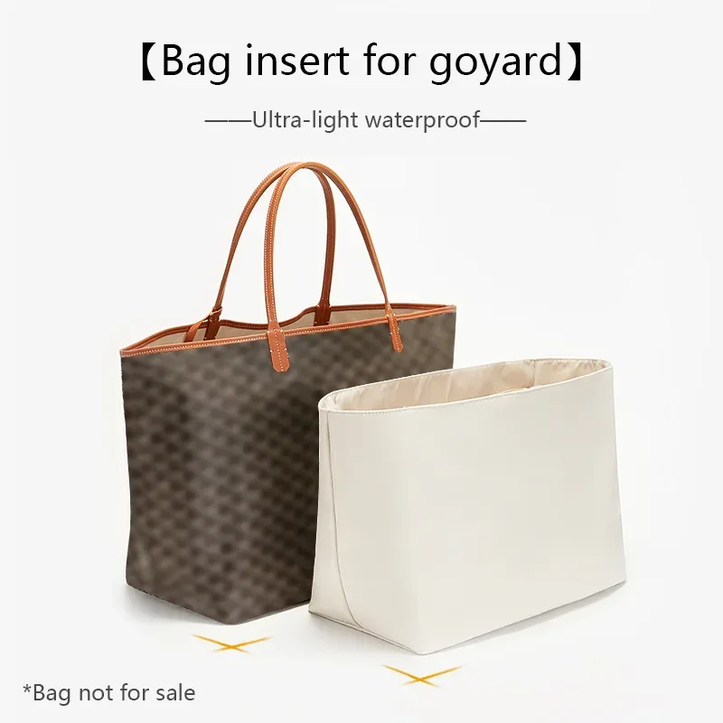 Sac organisateur insérer pour Goyard sac fourre-tout sac léger insérer stockage étanche Dupont papier sac Support sac accessoires