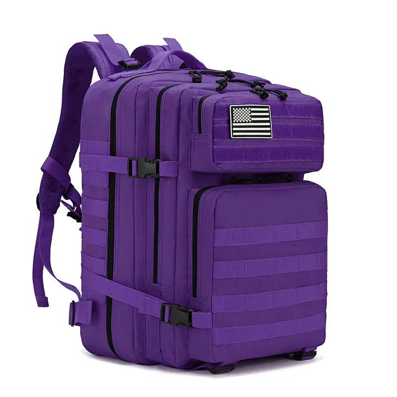 sac à dos tactique imperméable en nylon durable de 50 l pour la randonnée en plein air, la pêche, la chasse, le camping, le trekking, les sports, les voyages, sac à bandoulière
