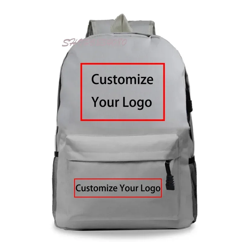 bricolage sac à dos livraison directe client sac à dos logo personnalisé sacs d'école pour garçons filles adolescent sac à dos sac de voyage mochila para mujer