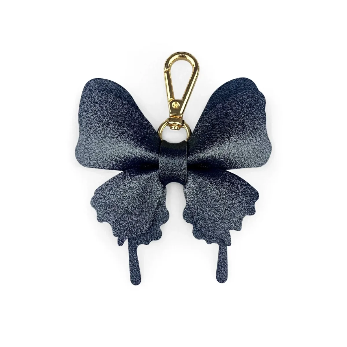 élégant porte-clés papillon en cuir pu double couche – pendentif bohème stylé pour sacs fourre-tout, sacs à bandoulière et sacs à dos pour femmes