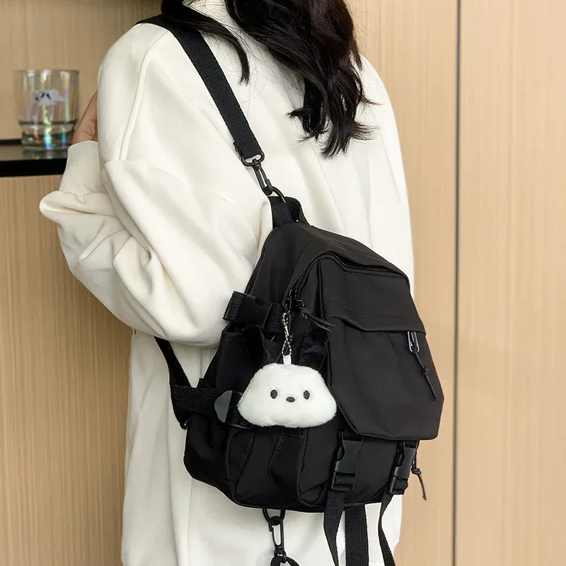 Mini sac à dos Kawaii pour femmes, petit sac à bandoulière multifonction pour adolescentes, sac à dos de voyage pour dames