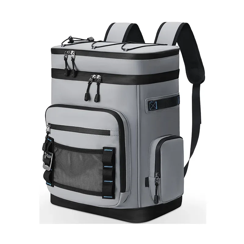 sac à dos isotherme étanche pour 48 canettes, sac à dos isotherme souple grande capacité, sac isotherme pour déjeuner 4 personnes