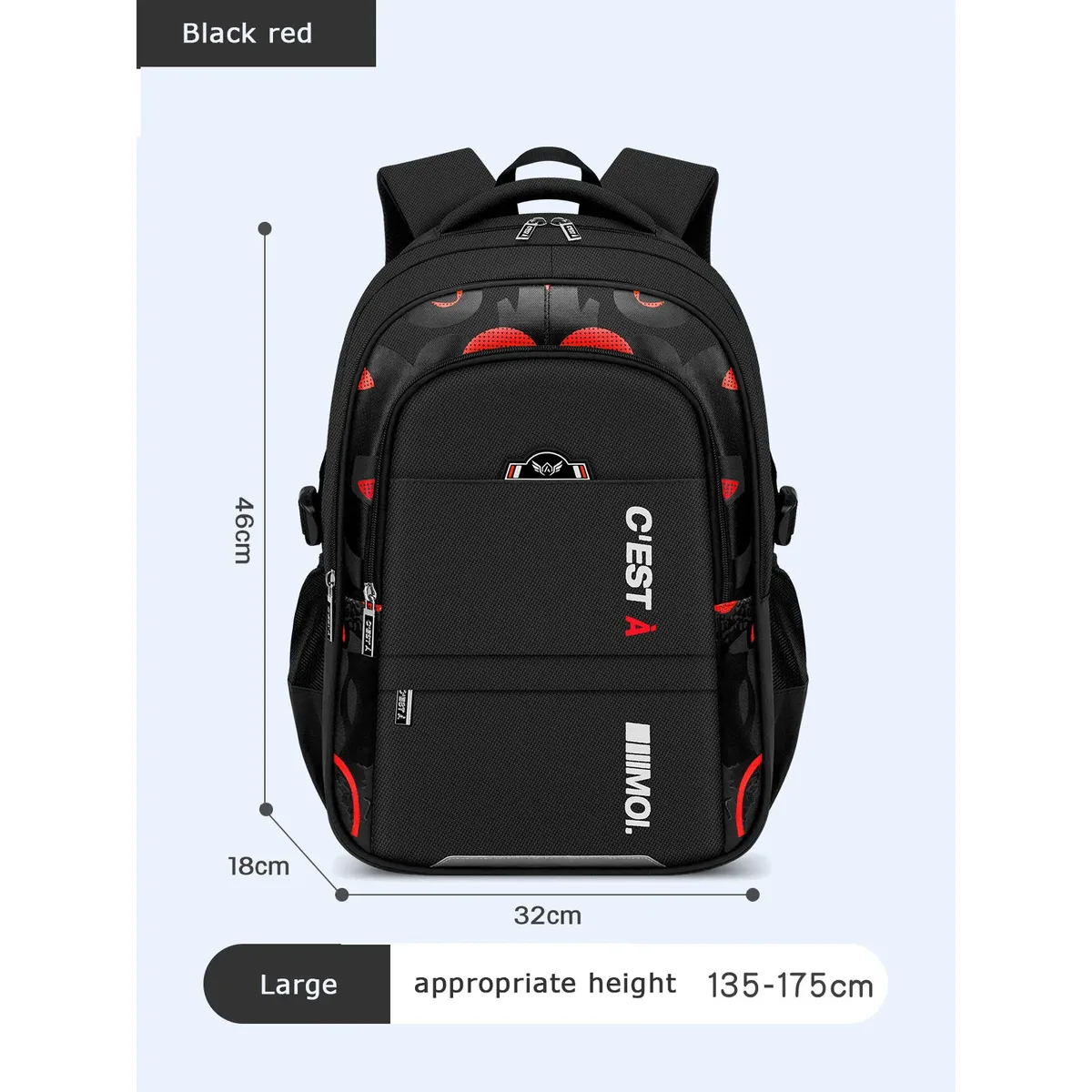 sac à dos d'école orth4wd pour adolescent fille et garçon, sacoche de livre pour enfant, nouvelle mode