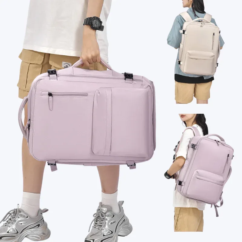 sac à dos de voyage pour ordinateur portable pour hommes et femmes, sac à dos de transport extensible approuvé par avion, sac à dos léger et étanche de 15,6 pouces