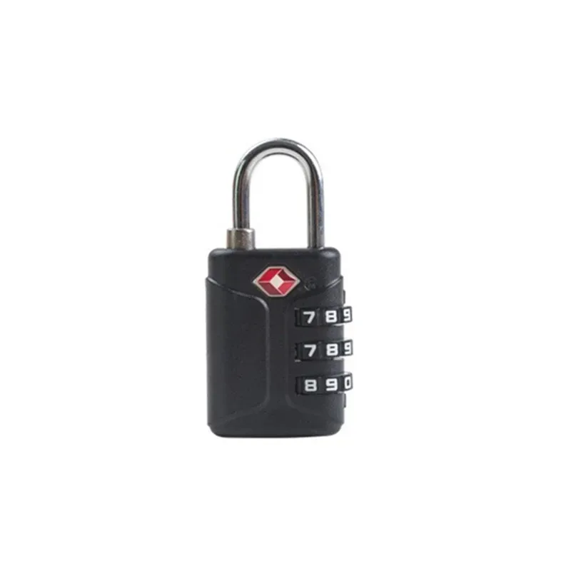 serrures de bagages approuvées par la tsa, cadenas de voyage à combinaison, serrure étanche à 3 chiffres, serrure réinitialisable sans clé pour l'extérieur acceptée par la tsa