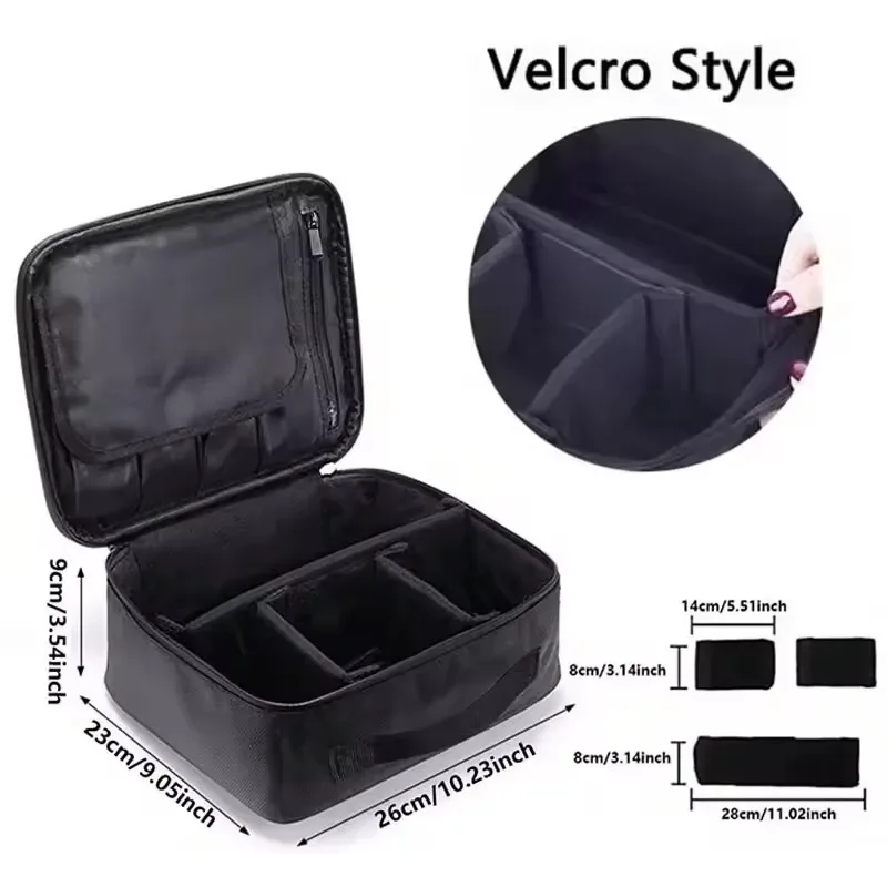 nouveau oxford trousse de maquillage pour femmes professionnel grande capacité voyage trousse à cosmétiques étanche manucure maquillage boîte à outils