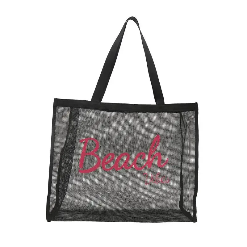 sac fourre-tout en maille pour femmes, grand sac de shopping réutilisable, durable, pour la piscine, le fitness et les voyages