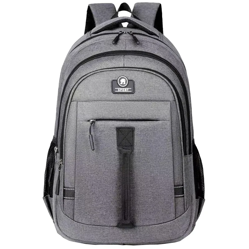 le sac à dos pour hommes convient aux voyages d'affaires. il a un design à main avec plusieurs poches et est un sac de livre.