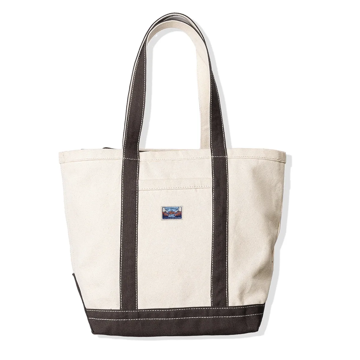 sac fourre-tout décontracté tornado rouge pour femmes et hommes, sac de shopping en toile de coton durable pour le travail, les déplacements, la plage et l'usage quotidien