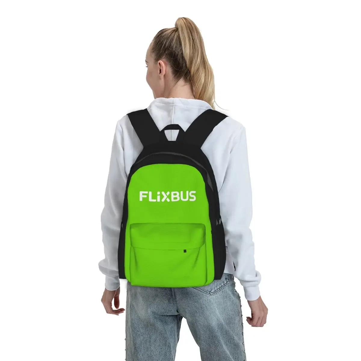 Sac à dos Flixbus pour étudiants, sac d'école pour enfants, sacs à bandoulière pour ordinateur, pour hommes et femmes