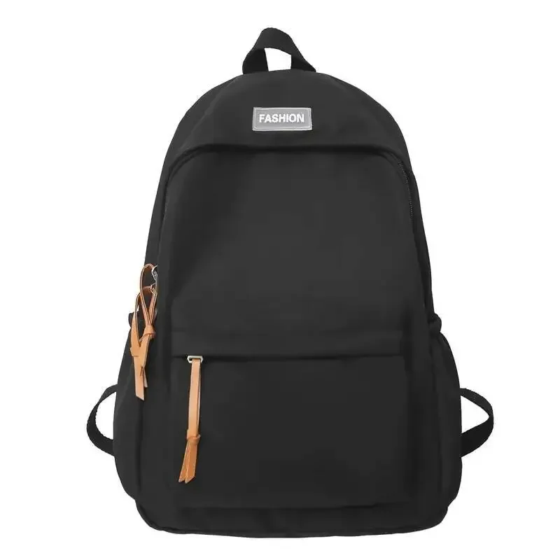 sac à dos simple de couleur unie, nouvelle mode, version coréenne, style ins pour collégiens et lycéens, 2025