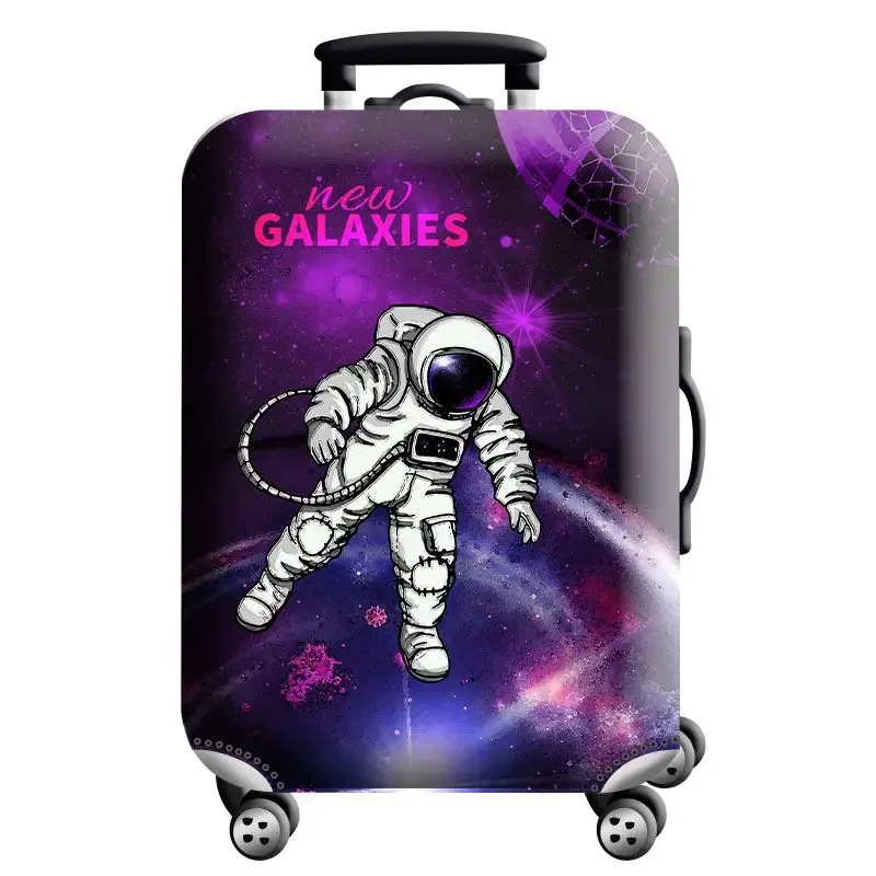 housse de protection pour bagages en tissu extensible, étui anti-poussière pour bagages, adapté à la valise de 18 à 32 pouces, organisateur de voyage