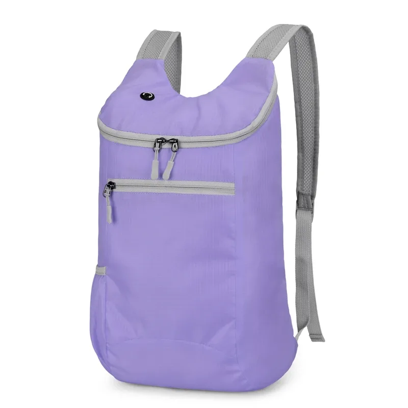 sac à dos de sport de plein air en nylon léger unisexe pliable compact sac à dos décontracté sac à dos de randonnée petit sac de randonnée