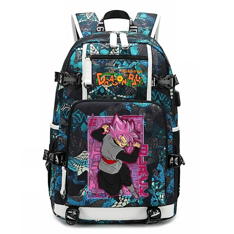 sac à dos imprimé dragon ball z pour étudiants, grande capacité, sac à dos décontracté pour enfants, adolescents, voyages scolaires