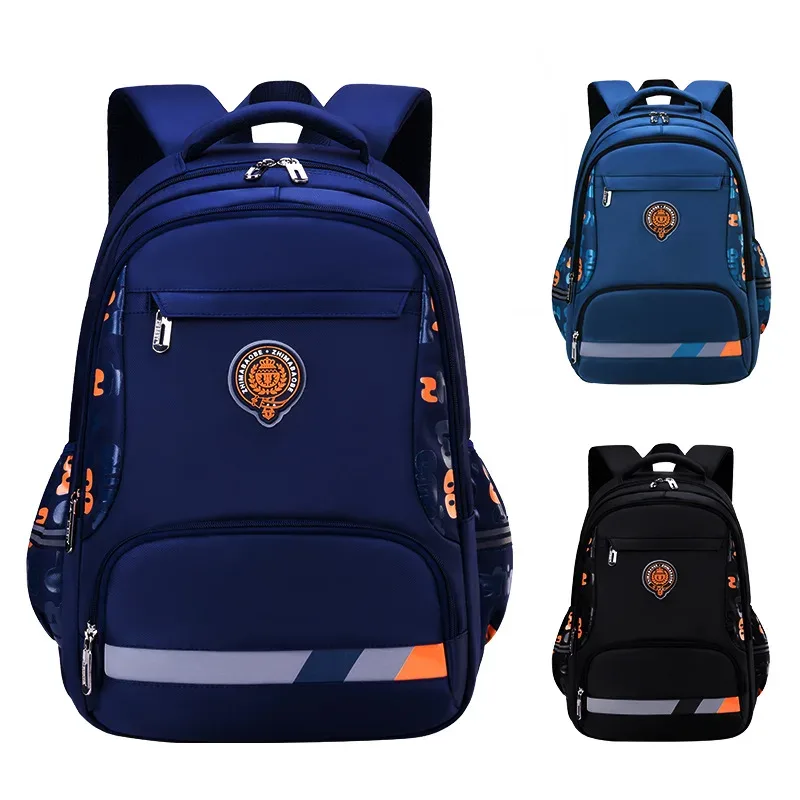 sac à dos d'école pour garçons de grande capacité, léger et respirant, pour collège élémentaire, nouveau design de sac à dos décontracté pour enfants