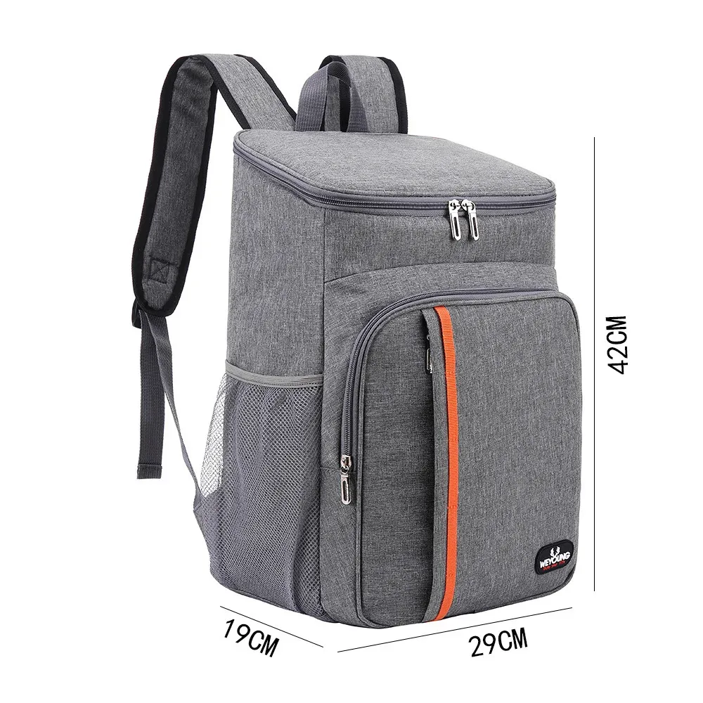 sac à dos isotherme en tissu oxford, sac isotherme résistant aux fuites, sac à dos thermique pour pique-nique en plein air