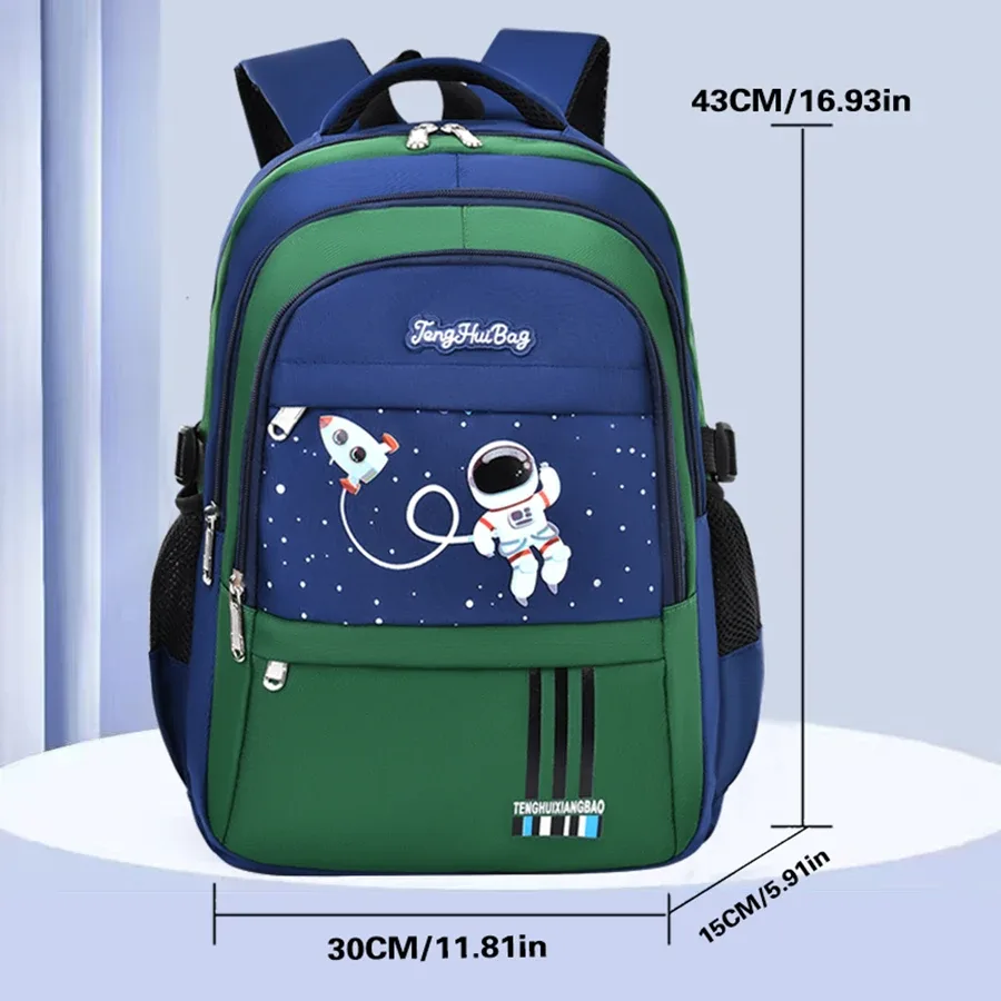 élèves du primaire cartable garçons 1,2,3,4,5,6 années 6-12 ans astronaute épaule sac à dos pour ordinateur portable étanche wea
