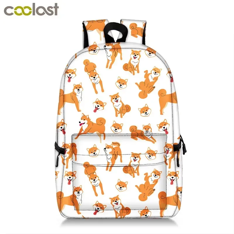 sac à dos imprimé chaton/chien, mignon, pour adolescent, garçon, fille, enfants, cartable pour voyage